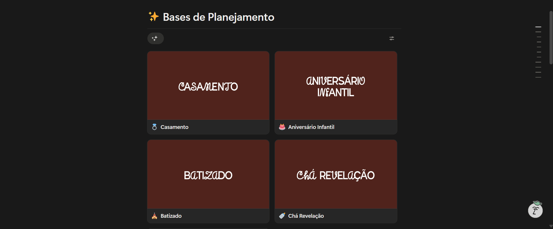 Bases de Planejamento